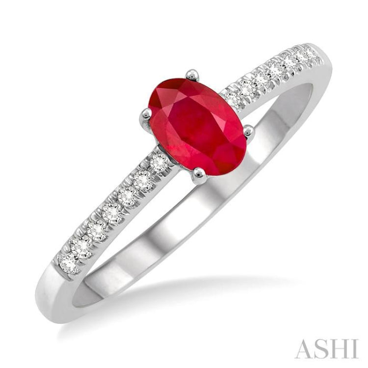 Ruby Rings,red Gems Rings,white Gold,round Cut Rings 