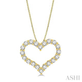 Heart Shape Diamond Pendant