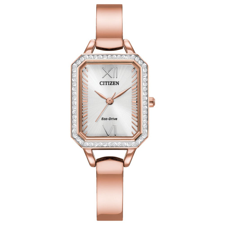 Citizen eco drive crystal ladies clearance watch