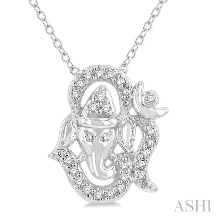 Gold chain with hot sale ganesh pendant