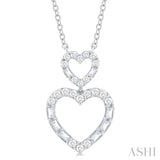 Heart Shape Diamond Necklace