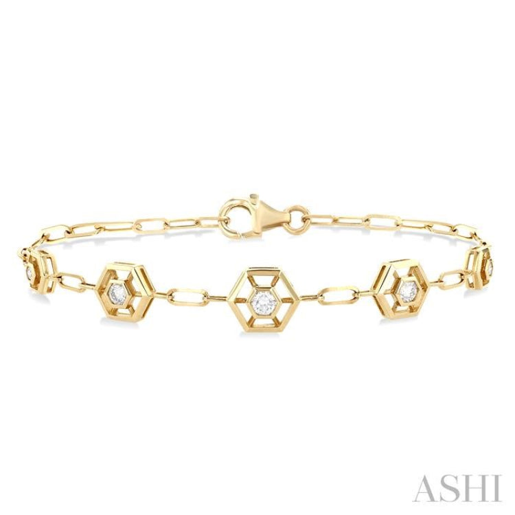 Dainty Fancy Shape Diamond Bracelet