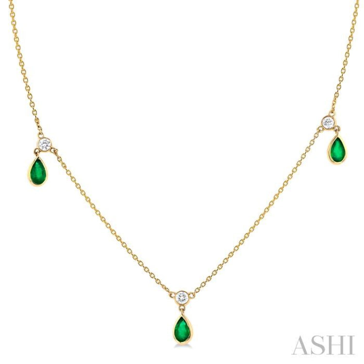 Gemstone station online necklace