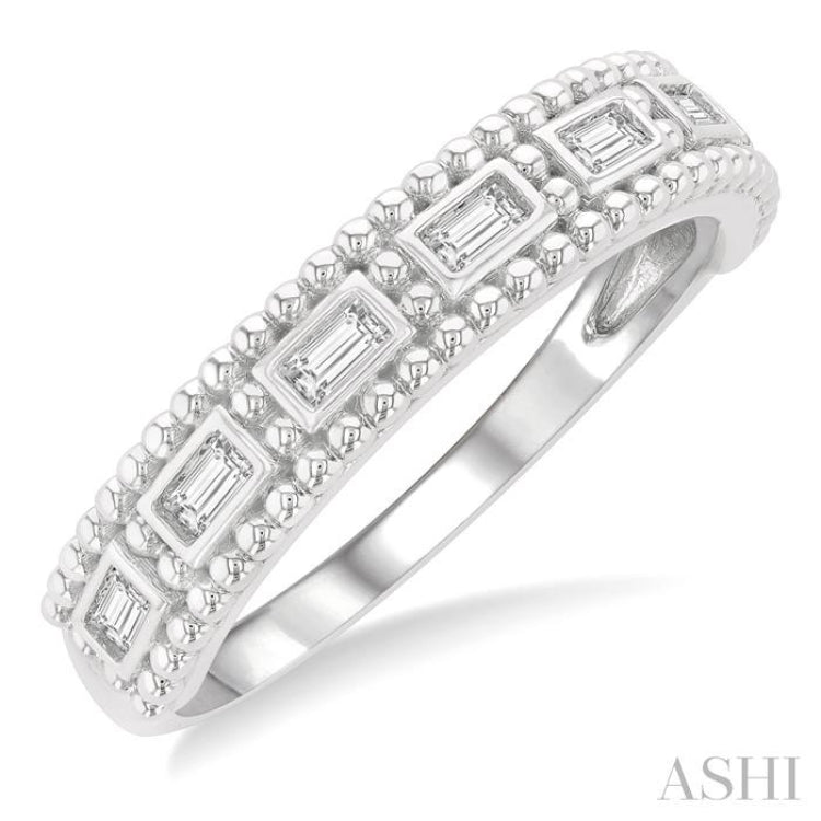 Bead Baguette Diamond Fashion Band - 33567RIADFHYG – Rocky Point Jewelers